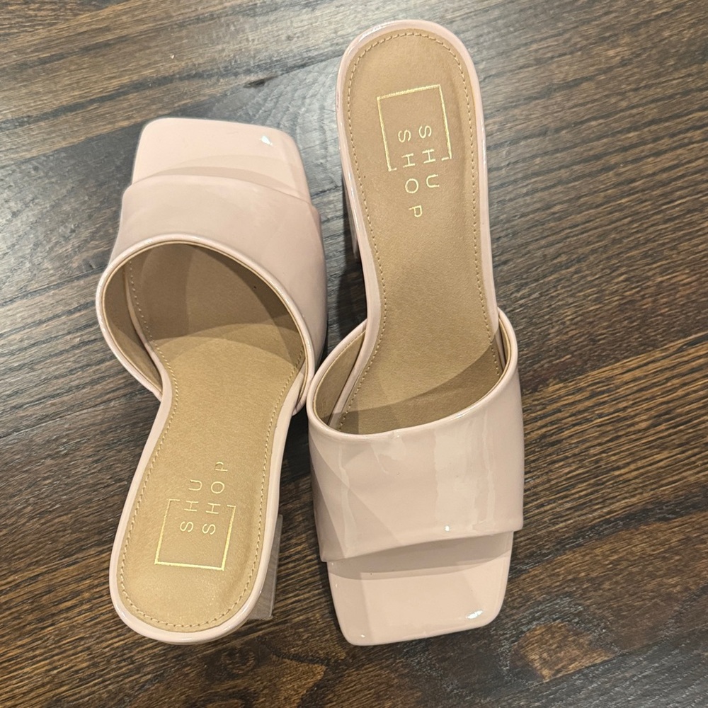 ShuShop Women's Blush Mules